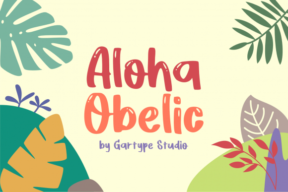 Aloha Obelic: A Trendy Display Font for Bold Campaigns