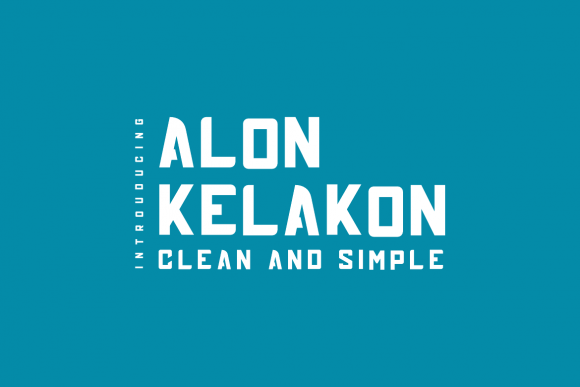 Alon Kelakon: A Bold Display Font for Web Design
