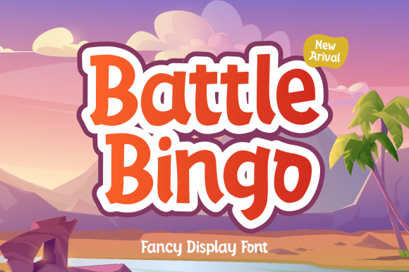 Battle Bingo: A Playful Display Font for Editorial Projects