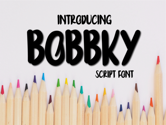 Bobbky: A Trendy Display Font for Small Business Branding