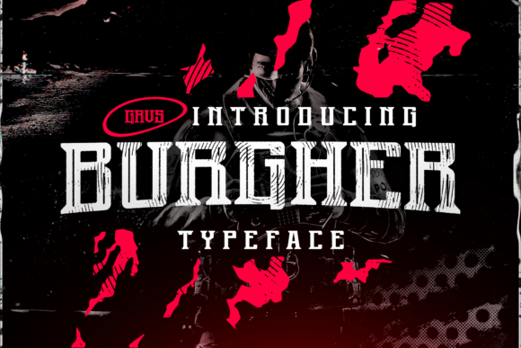 Burgher: A Bold Display Font for Digital Branding