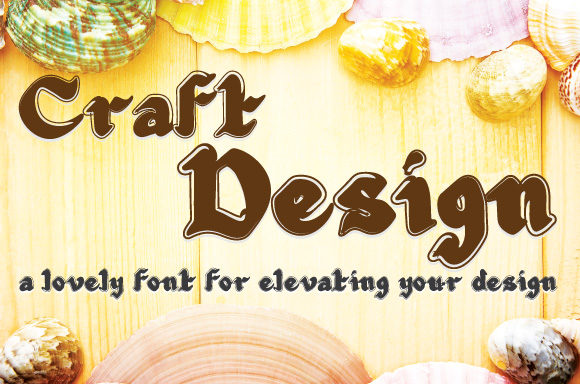 Craft Design Display Font Review
