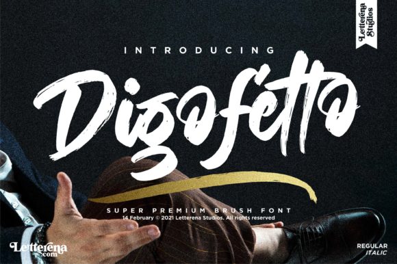 Digofetto: A Playful Script Font for Modern Editorial Design