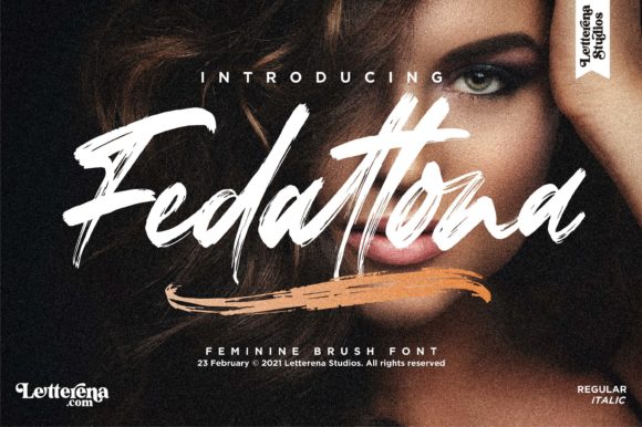 Fedattona: A Trendy Display Font for Web Design