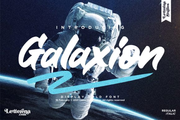 Galaxion: A Display Font for Editorial Elegance