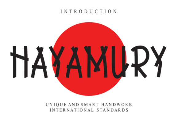 Hayamury: A Unique Display Font for Bold Branding