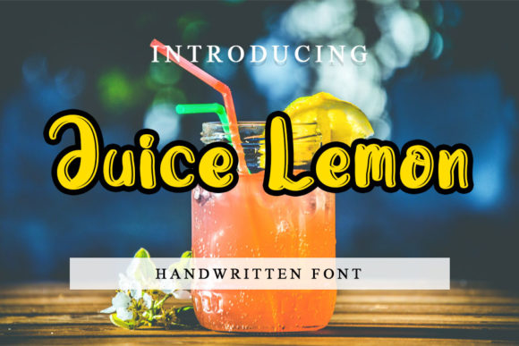 Introducing Juice Lemon: A Playful Display Font for Editorial Design