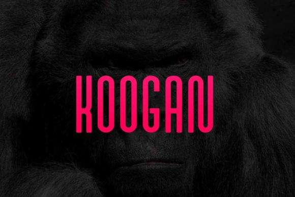 Koogan: A Modern Display Font for Web Design Projects