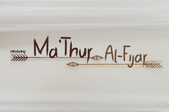 Ma thur Al-Fijar Font for Eye-Catching Branding