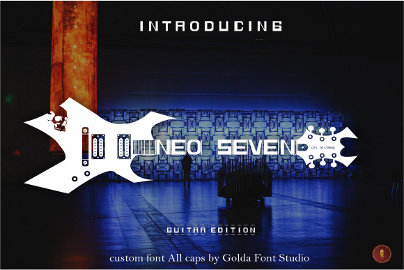 Neo Seven: A Bold Display Font for Craft Creations