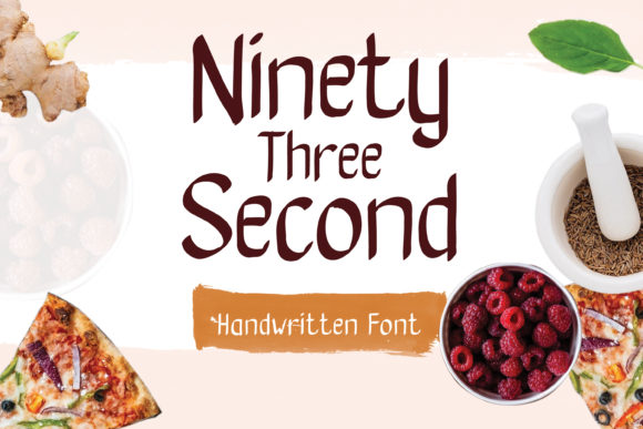 Ninety Three Second: A Playful Typeface for Modern Editorial Design