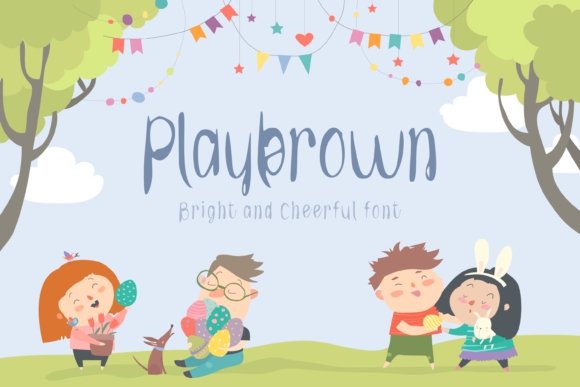 Playbrown Kid: The Font That Speaks to Kids and Creators Alike