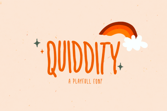Quiddity: A Playful Display Font for Digital Creativity