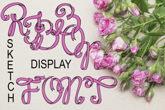 Ribbons Font for Web Design: A Modern Display Typeface