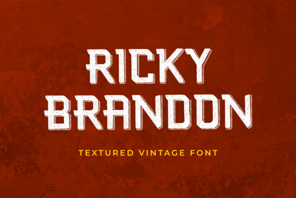 Ricky Brandon: A Vintage Display Font for Bold Web Designs