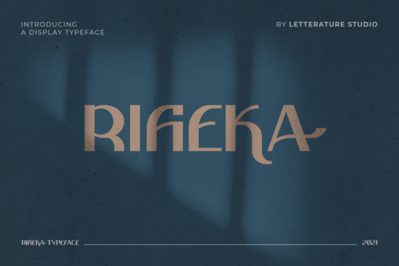 Rifieka: A Bold Display Font for Digital Creativity