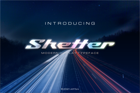 Sketter: A Modern Display Typeface for Editorial Design