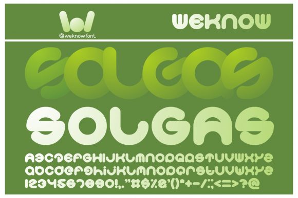 Solgas Font for Eye-Catching Campaign Designs