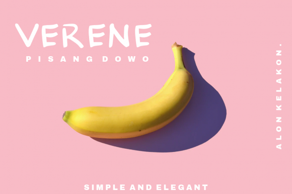 Verene: A Display Font for Bold Visual Statements