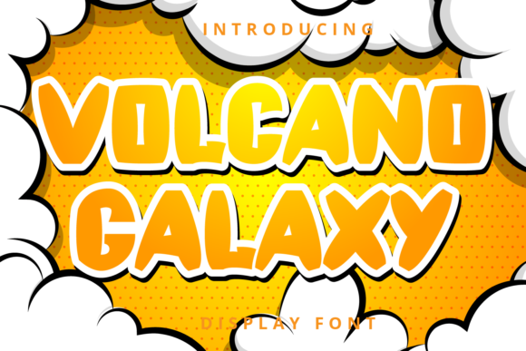Volcano Galaxy Font for Business Branding
